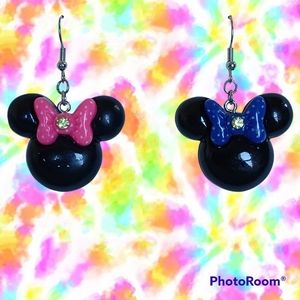 Minnie mouse earrings